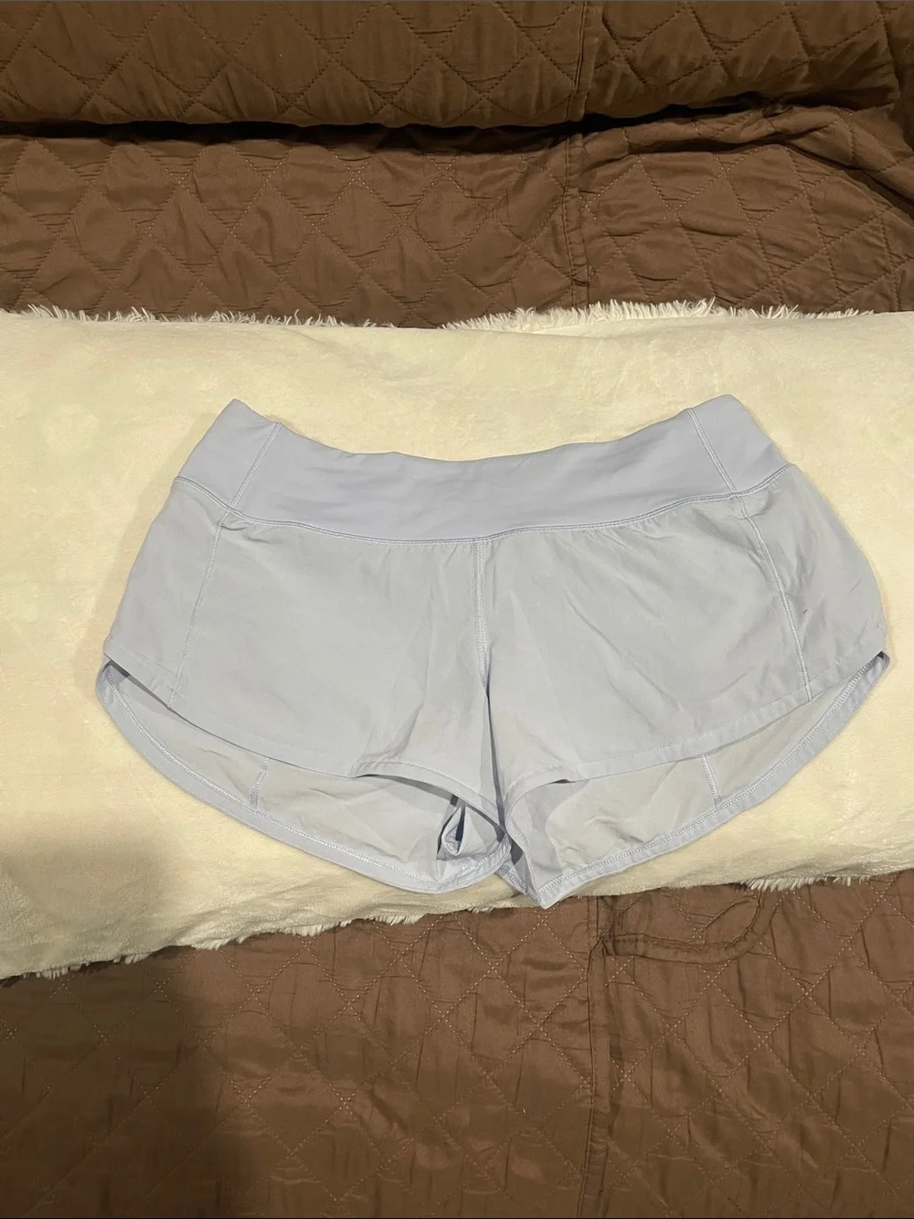 lululemon athletica Light blue Athletic Shorts size 4